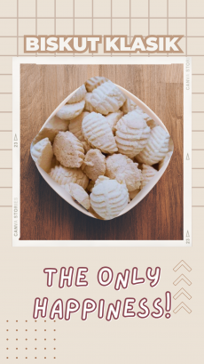 Traditional Kuih Bangkit