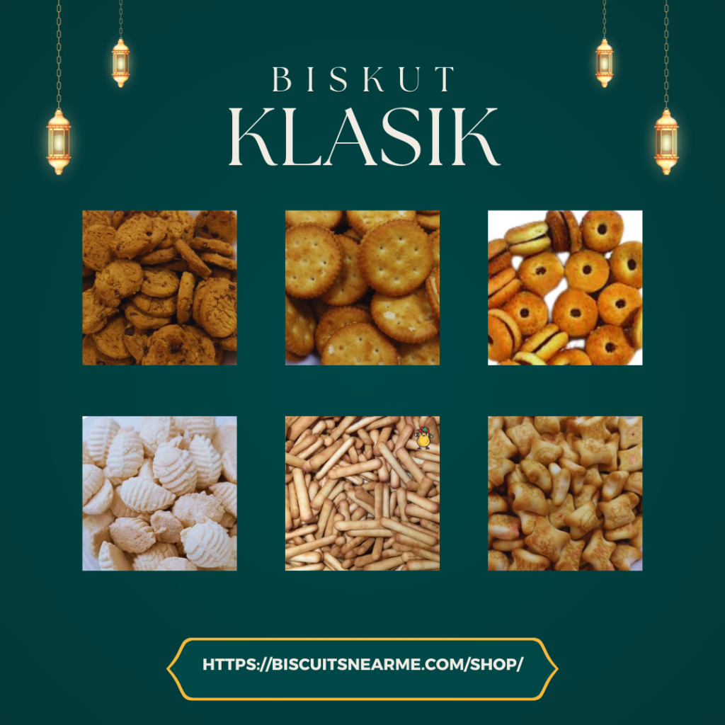 Traditional Crunchy Biskut Klasik in decorative tins